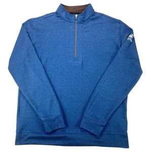 Straight Down XXL Blue 1/4 Zip Pullover DragonRidge Country Club Golf Sweater